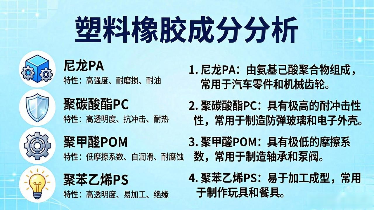 塑料橡胶成分分析