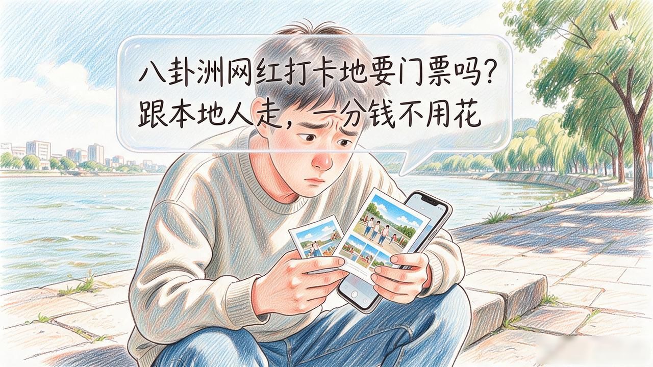 八卦洲网红打卡地要门票吗？跟本地人走，一分钱不用花